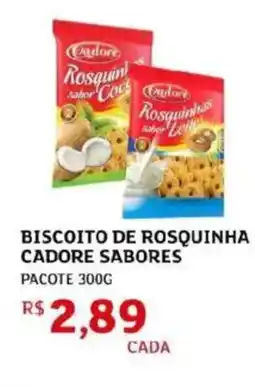 Assaí Atacadista Biscoito de rosquinha cadore sabores oferta