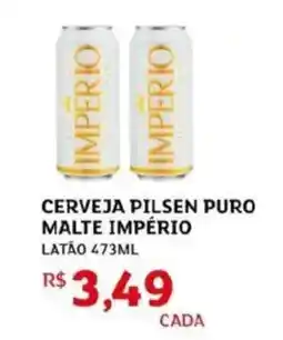Assaí Atacadista Cerveja pilsen puro malte império latão oferta