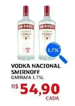 Assaí Atacadista Vodka nacional smirnoff oferta