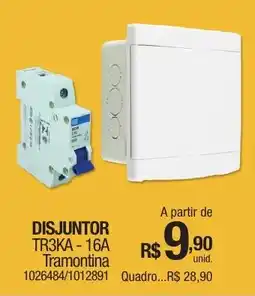 Milium Disjuntor TR3KA - 16A Tramontina oferta
