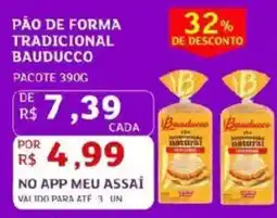 Assaí Atacadista Pão de forma tradicional bauducco oferta
