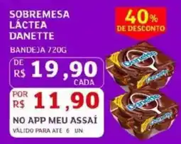 Assaí Atacadista Sobremesa láctea danette oferta