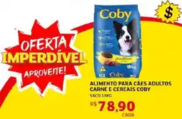 Assaí Atacadista Alimento para caes adultos carne e cereais coby oferta