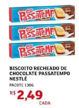Assaí Atacadista Biscoito recheado de chocolate passatempo nestlé oferta