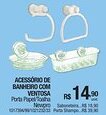 Milium Acessório de banheiro com ventosa oferta