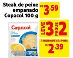 Extra Supermercado Steak de peixe empanado Copacol oferta