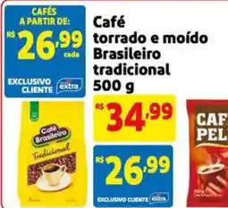 Extra Supermercado Café torrado e moido Brasileiro Tradicional oferta