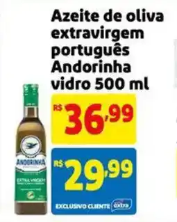 Extra Supermercado Azeite de oliva extravirgem português Andorinha vidro oferta
