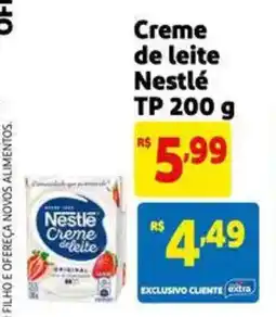 Extra Supermercado Creme de leite Nestlé TP oferta