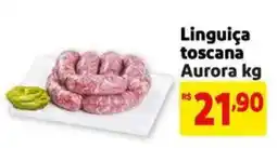Extra Supermercado Linguiça toscana Aurora oferta