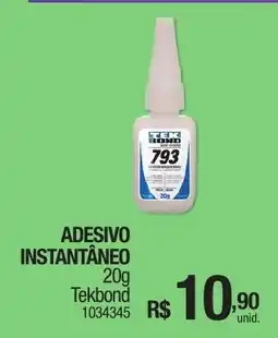 Milium Adesivo instantâneo Tekbond oferta