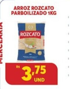 Arroz Rozcato Parboilizado 1kg