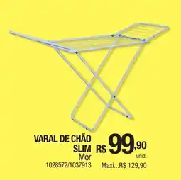 Milium Varal de chão slim oferta