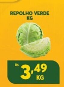 Atacadão Centro Sul Repolho Verde 1kg oferta
