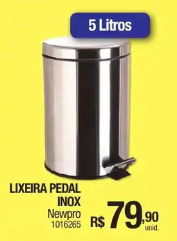 Milium Lixeira pedal inox oferta
