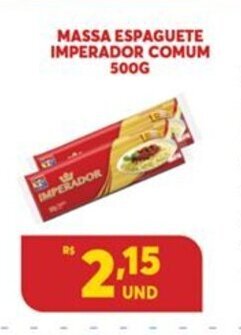 Atacadão Centro Sul Massa Espaguete Imperador Comum 500g oferta