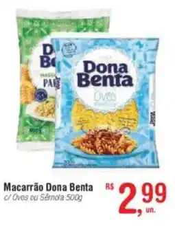 Fort Atacadista Macarrão Dona Benta oferta