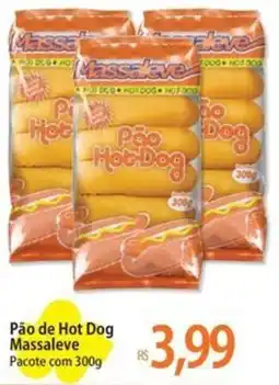 Atacadão Pão de Hot Dog Massaleve Pacote oferta