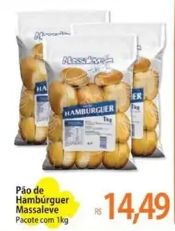 Atacadão Pão de Hambúrguer Massaleve Pacote oferta