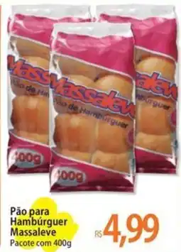 Atacadão Pão para Hambúrguer Massaleve Pacote oferta
