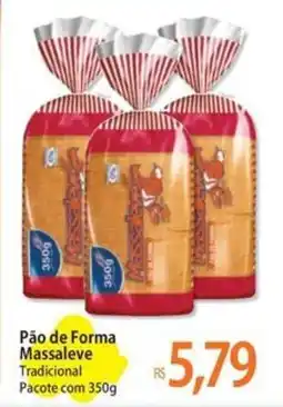 Atacadão Pão de Forma Massaleve Tradicional Pacote oferta