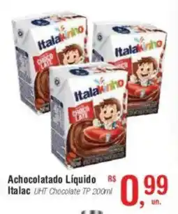 Fort Atacadista Achocolatado Líquido RS Italac UHT Chocolate TP oferta