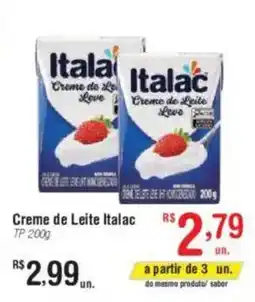 Fort Atacadista Creme de Leite Italac oferta