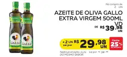 Lider Atacadista Azeite de oliva gallo extra virgem vd oferta