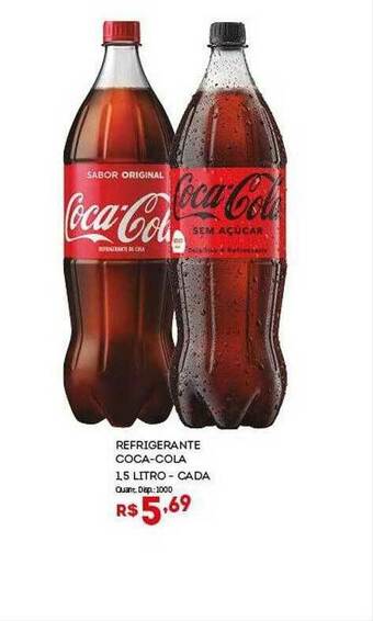 Bistek Supermercados Refrigerante Coca-cola oferta