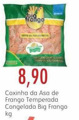 Epa Coxinha Da Asa De Frango Temperada Congelada Big Frango oferta