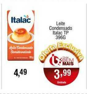 Supermercado Bem Barato Leite Condensado Italac Tp oferta