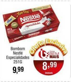 Bombom Nestlé Especialidades