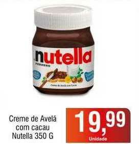 Supermercado Bem Barato Creme De Avelá Com Cacau Nutella oferta