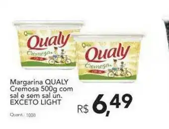 Supermercados Koch Margarina Qualy Cremosa Com Sal Esem Sal Un. Exceto Light oferta