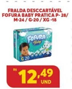 Fralda Descartavel Fofura Baby
