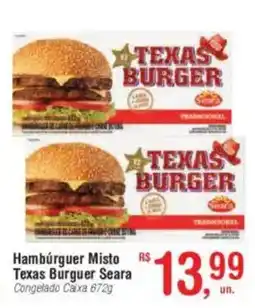Fort Atacadista Hambúrguer Misto Texas Burger Seara oferta