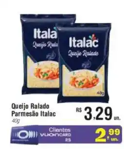 Fort Atacadista Queijo Ralado Parmesão Italac oferta