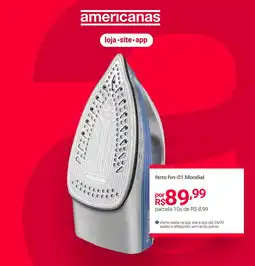 Lojas Americanas ferro fvn-01 Mondial oferta