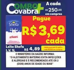 Covabra Supermercados Leite Shefa L.V. oferta
