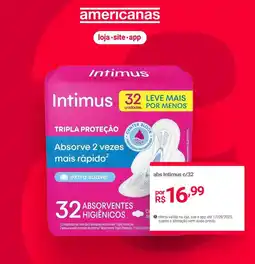 Lojas Americanas abs Intimus c/32 oferta