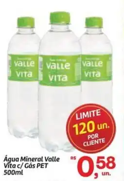 Fort Atacadista Água Mineral Valle Vita c/ Gás PET oferta