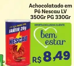 Covabra Supermercados Achocolatado em Pó Nescau oferta