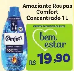 Covabra Supermercados Amaciante Roupas Comfort Concentrado oferta