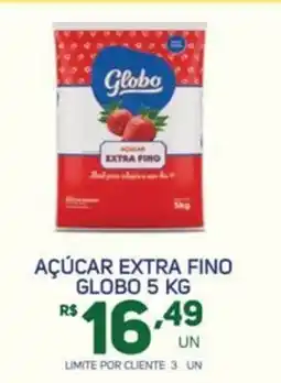 Brasil Atacadista Açúcar extra fino globo oferta