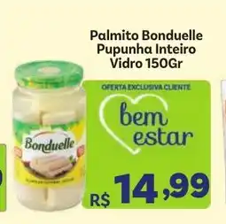 Covabra Supermercados Palmito Bonduelle Pupunha Inteiro Vidro oferta