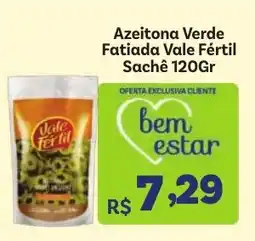 Covabra Supermercados Azeitona Verde Fatiada Vale Fértil Sachê oferta