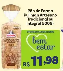Covabra Supermercados Pão de Forma Pullman Artesano Tradicional ou Integral oferta