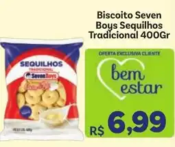 Covabra Supermercados Biscoito Seven Boys Sequilhos Tradicional oferta