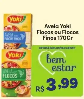 Covabra Supermercados Aveia Yoki Flocos ou Flocos Finos oferta