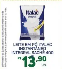 Brasil Atacadista Leite em pó italac instantâneo integral sachê oferta